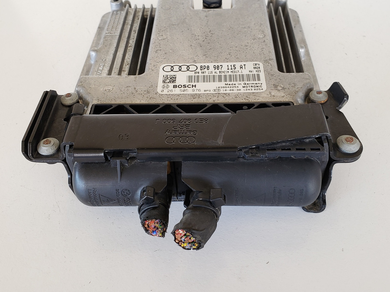10-11 Audi A3 8P0 907 115 AT Computer Brain Engine Control ECU ECM EBX Module