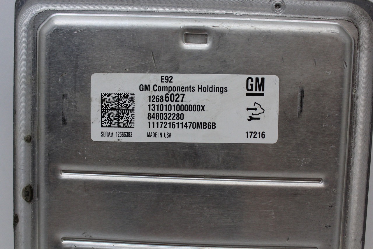 2018 18 Chevrolet Silverado 1500 12666383 Computer Engine Control ECU ECM Module