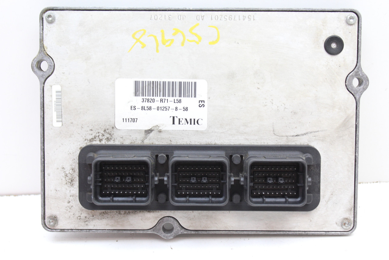 08 09 Accord 3.5L 37820-R71-L58 Computer Brain Engine Control ECU ECM EBX Module