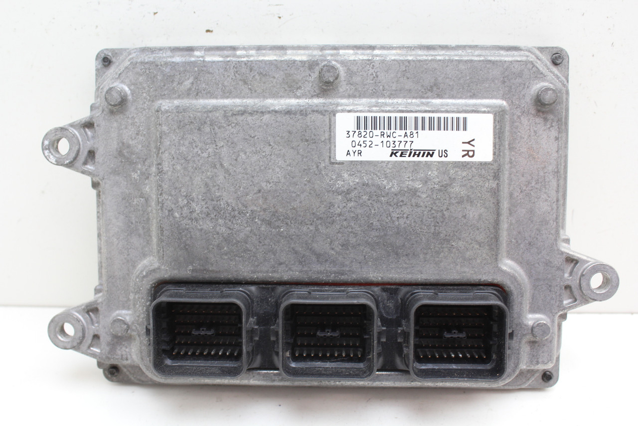 2012 12 Acura MDX 37820-RWC-A81 Computer Brain Engine Control ECU ECM EBX Module
