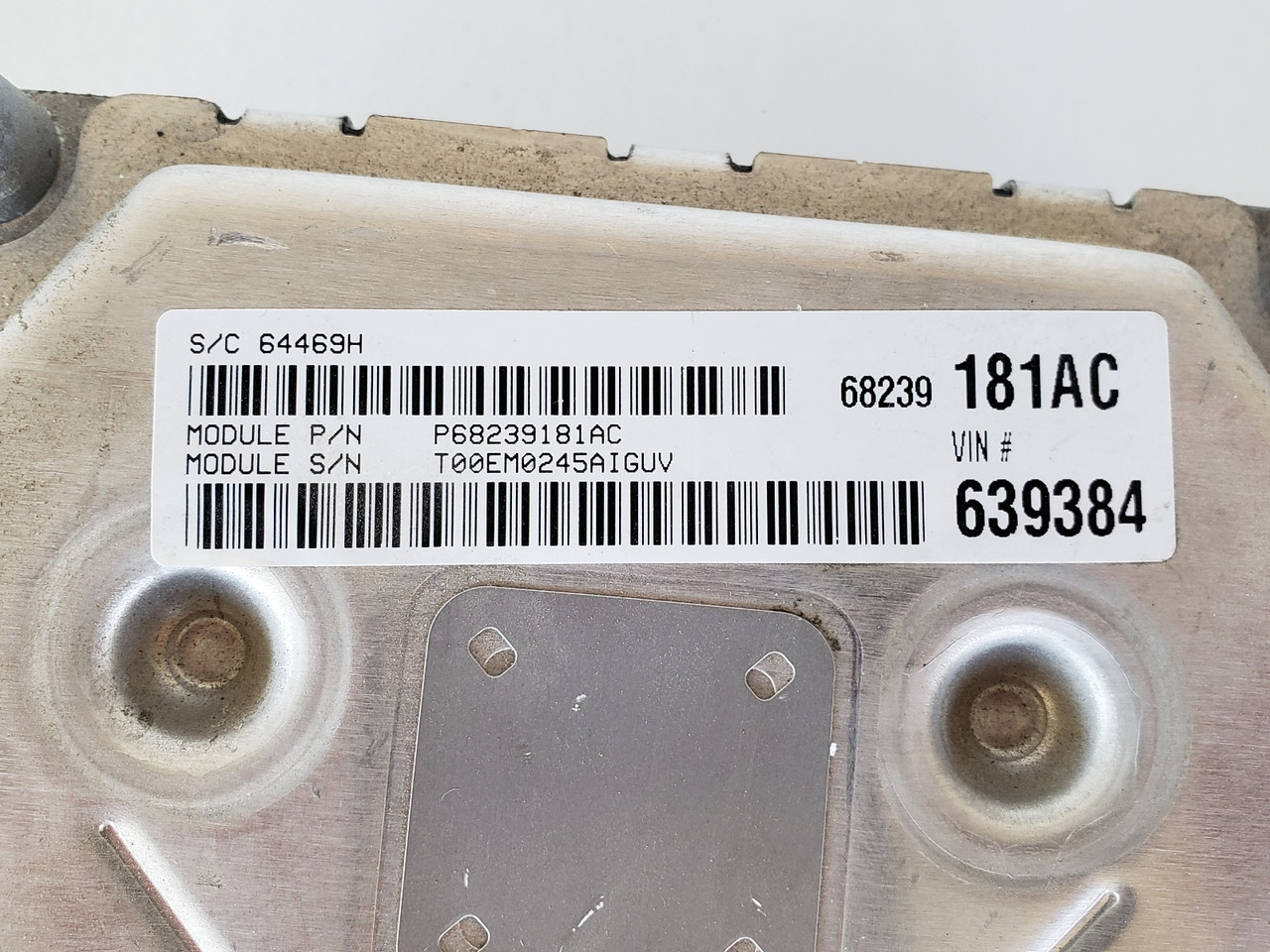 2015 Journey P68239181AC Computer Brain Engine Control ECU ECM EBX Module
