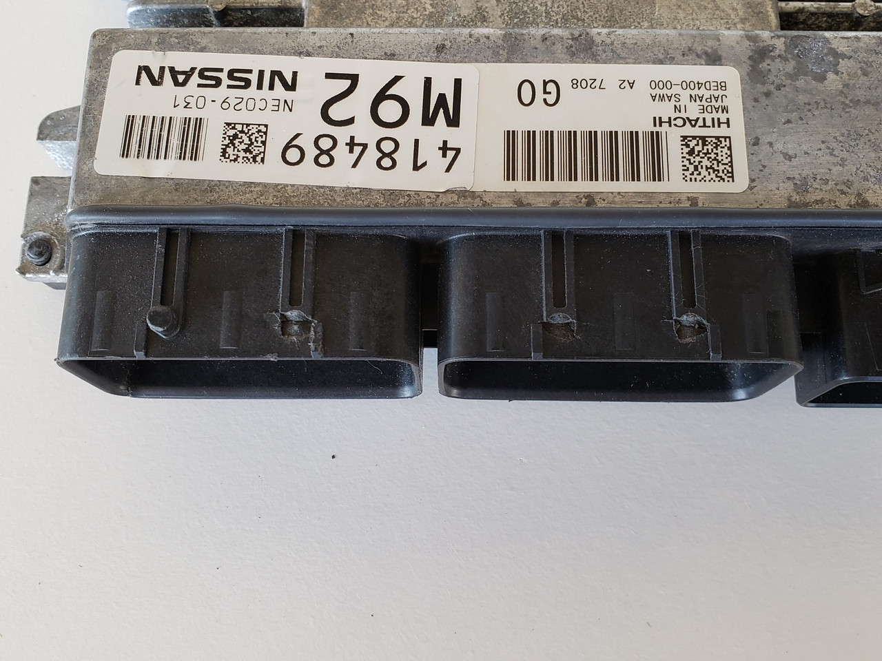 16-17 Infiniti Q50 NEC029-031 Computer Brain Engine Control ECU ECM EBX Module