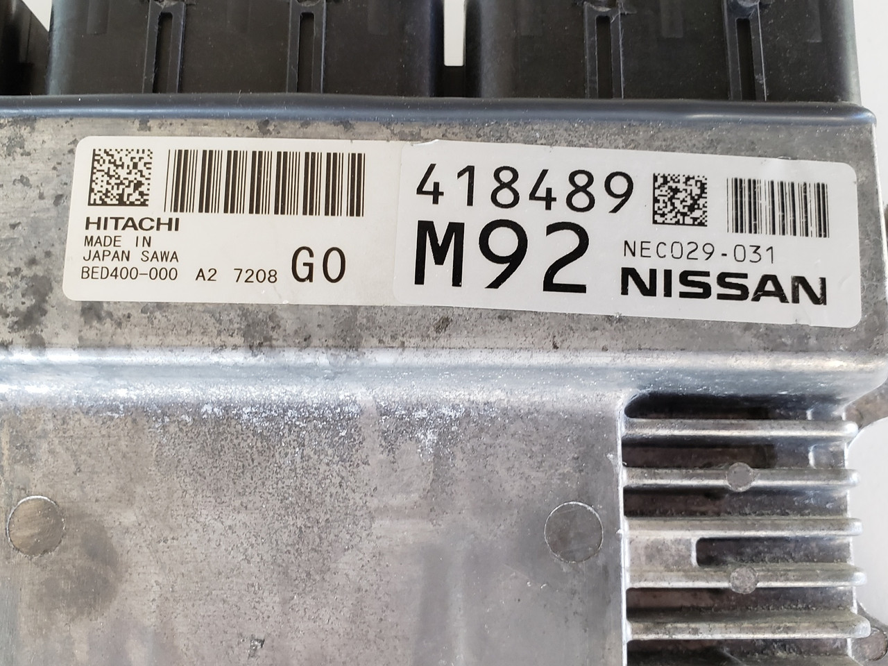 16-17 Infiniti Q50 NEC029-031 Computer Brain Engine Control ECU ECM EBX Module