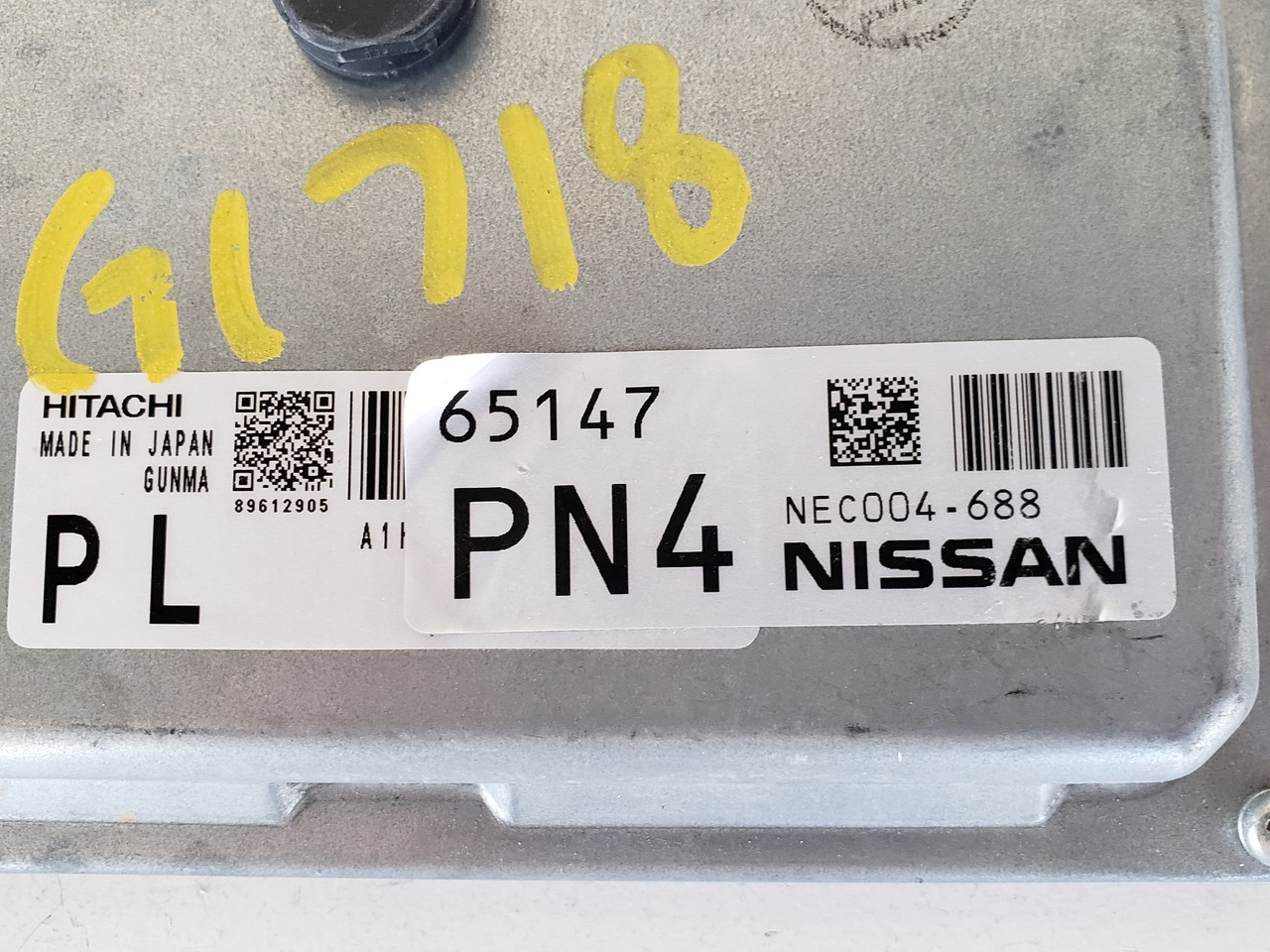 2014 Nissan Cube NEC004-688 Computer Brain Engine Control ECU ECM