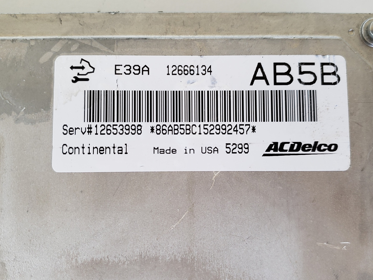 2013-2016 Lacrosse 12653998 Computer Brain Engine Control ECU ECM EBX Module