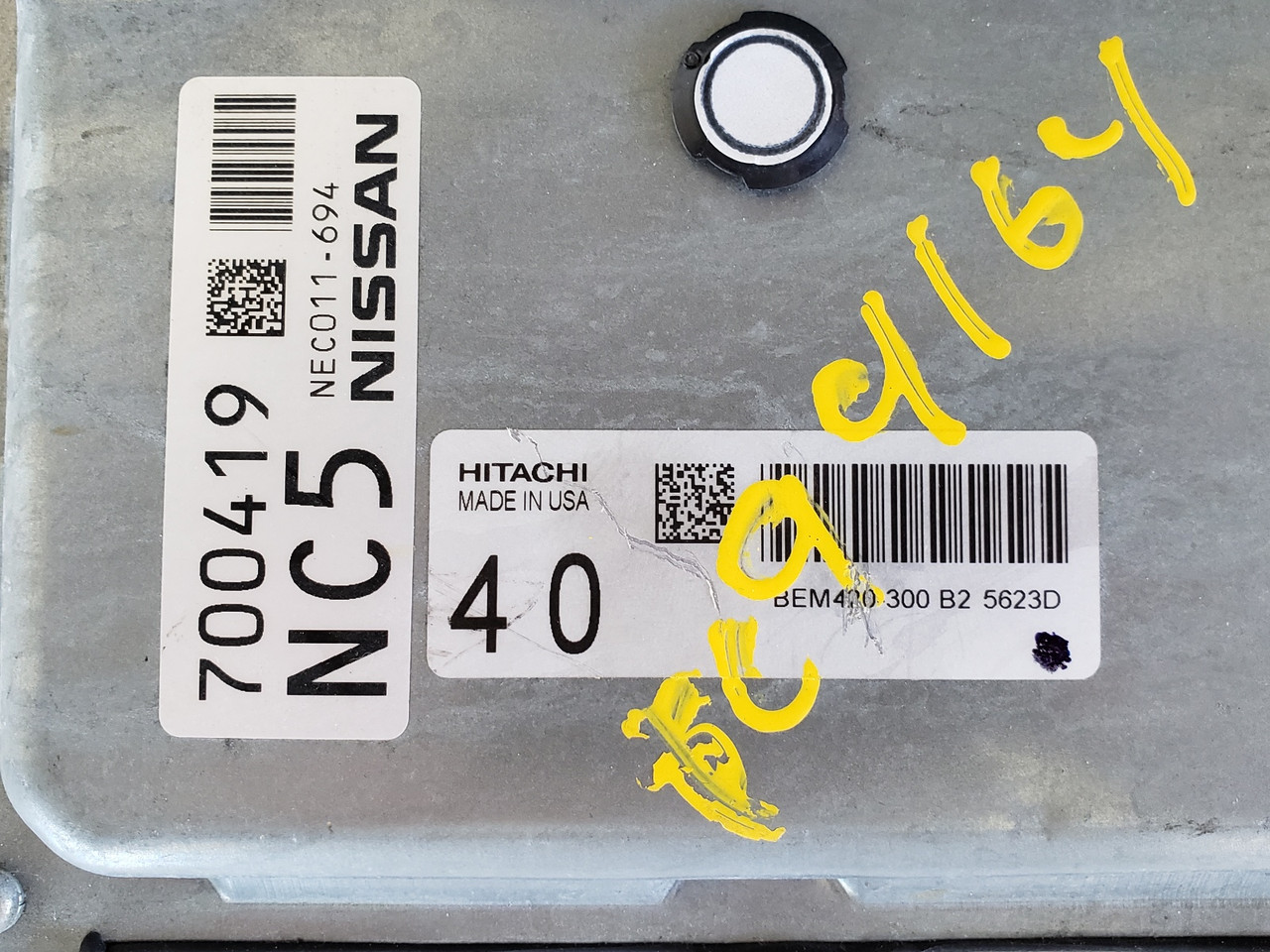2016-2017 Maxima NEC011-694 Computer Brain Engine Control ECU ECM EBX Module