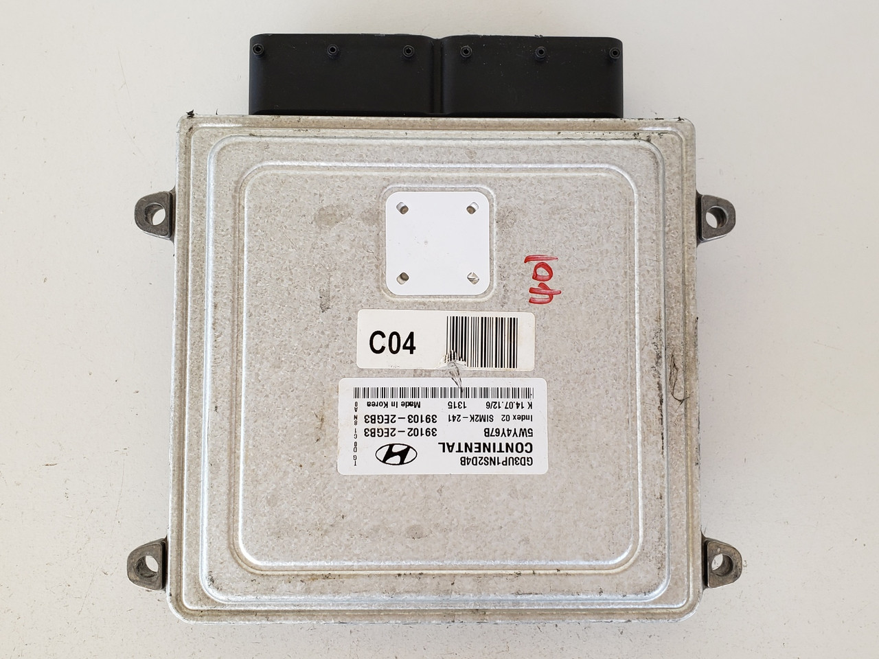 2013 Elantra 39103-2EGB3 Computer Brain Engine Control ECU ECM EBX Module