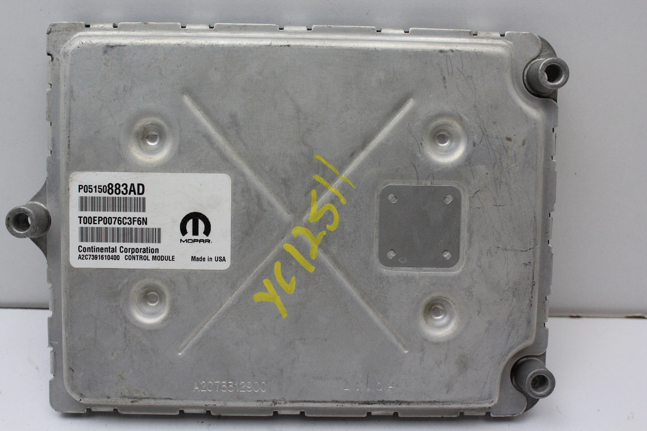 2015 15 Dodge Challenger P05150883AD Computer Engine Control ECU ECM Module
