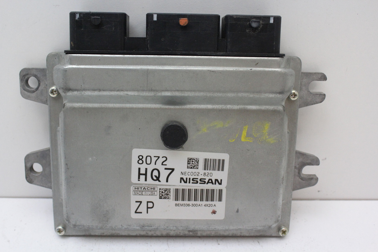 14-17 Nissan Versa 1.6L NEC002-820 Computer Engine Control ECU ECM EBX  Module