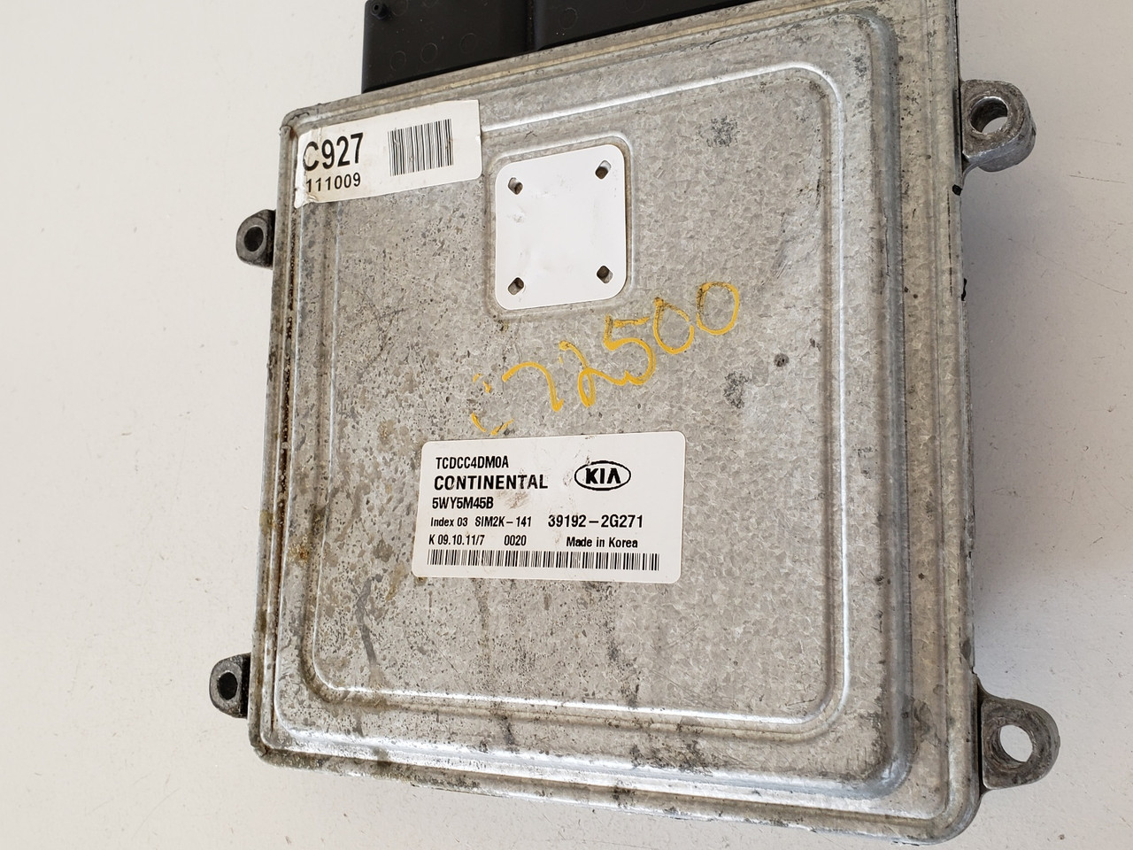 2011-2013 Kia Forte 39192-2G271 Computer Brain Engine Control ECU ECM EBX Module