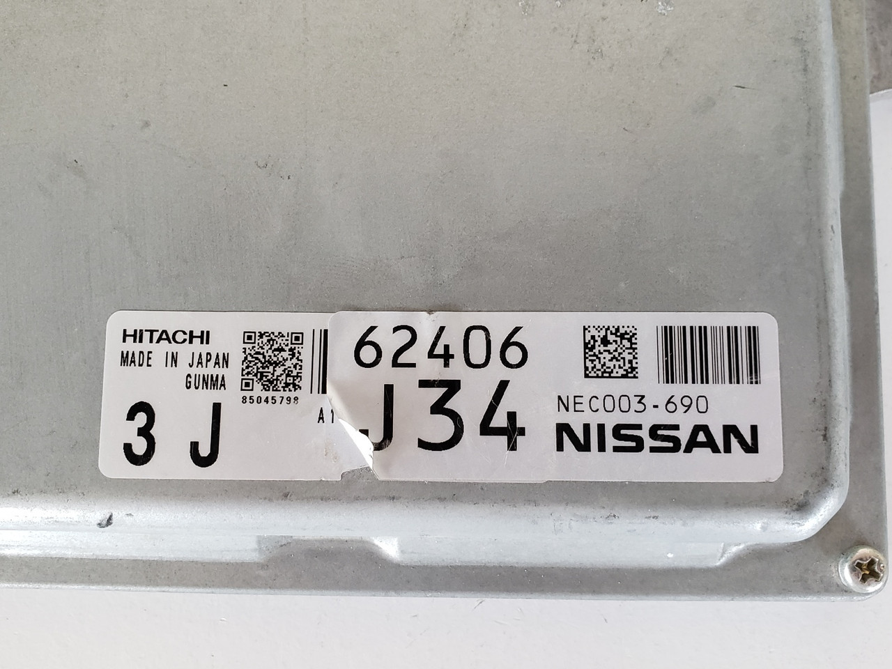 2012-2014 Murano NEC003-690 Computer Brain Engine Control ECU ECM EBX Module
