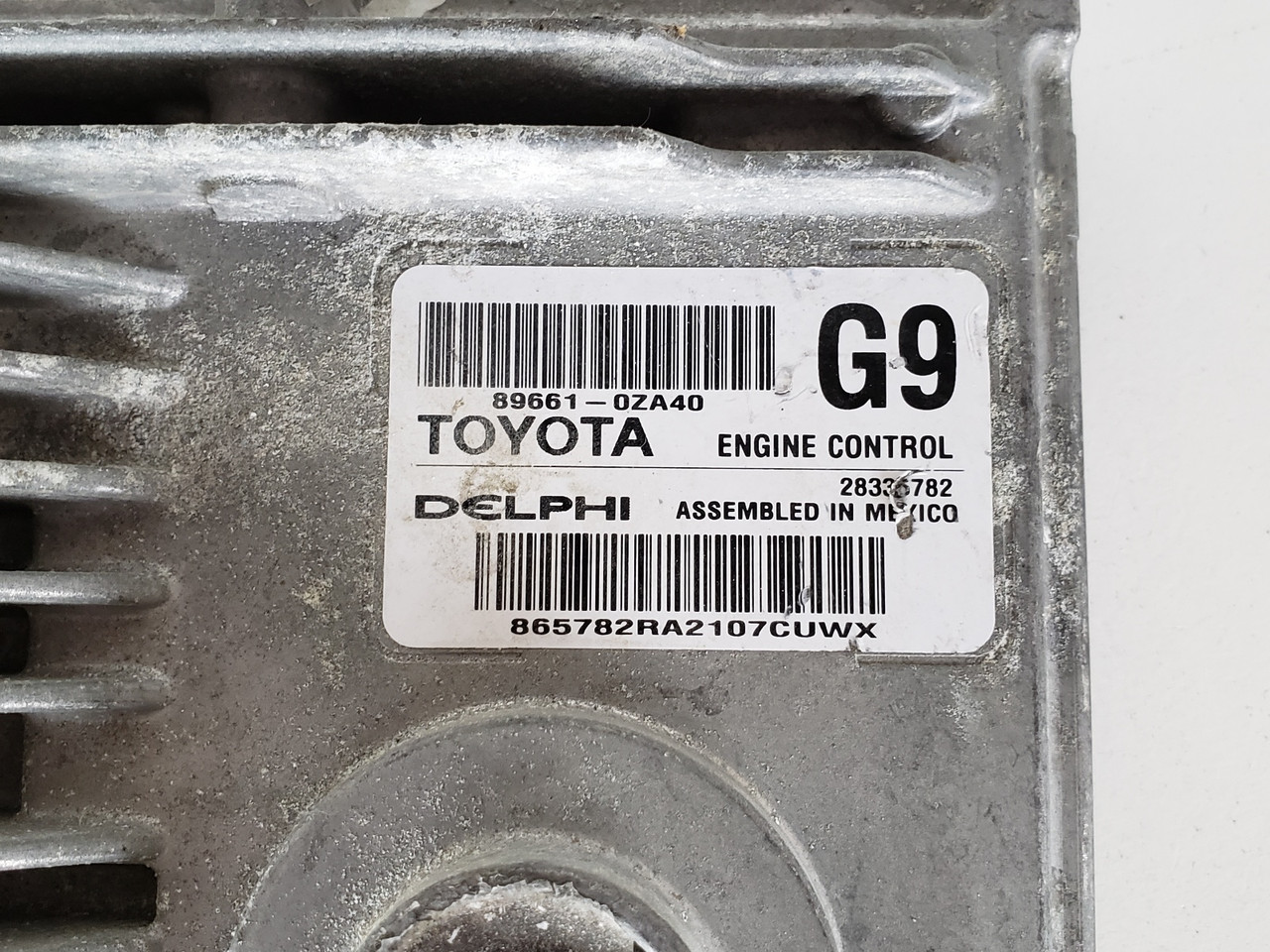 2012-2013 Corolla 89661-0ZA40 Computer Brain Engine Control ECU ECM EBX Module