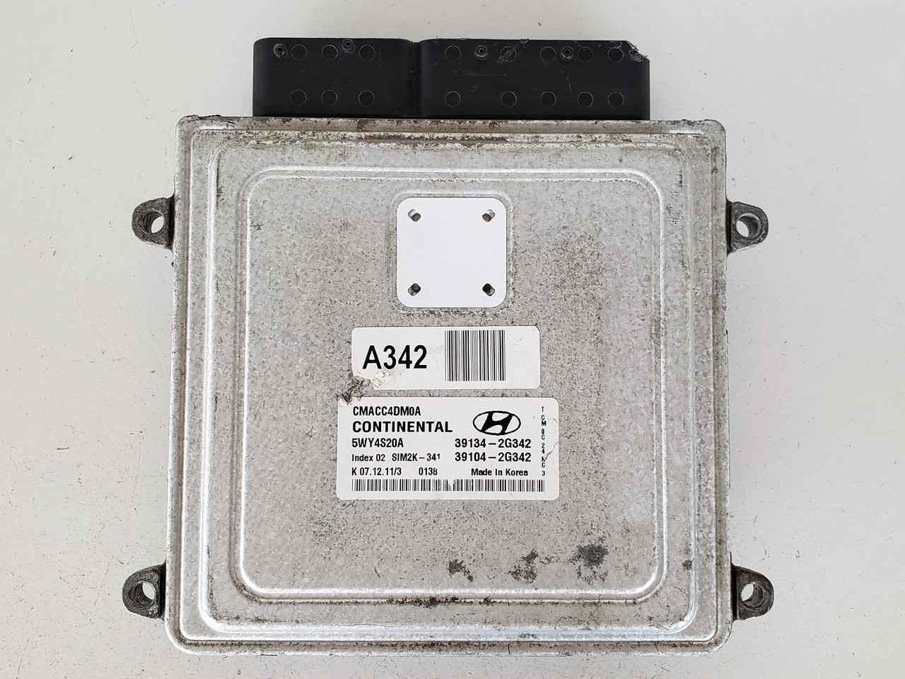 2010-2012 Santa Fe 39104-2G342 Computer Brain Engine Control ECU ECM EBX Module 2010-2012 Santa Fe 39104-2G342 Computer Brain Engine Control ECU ECM EBX Module