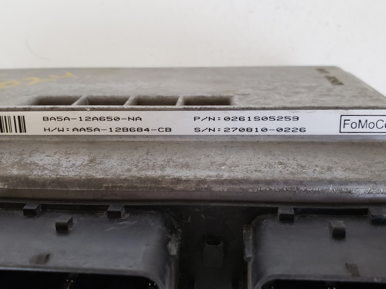 2011 Lincoln MKS BA5A-12A650-NA Computer Brain Engine Control ECU ECM EBX Module
