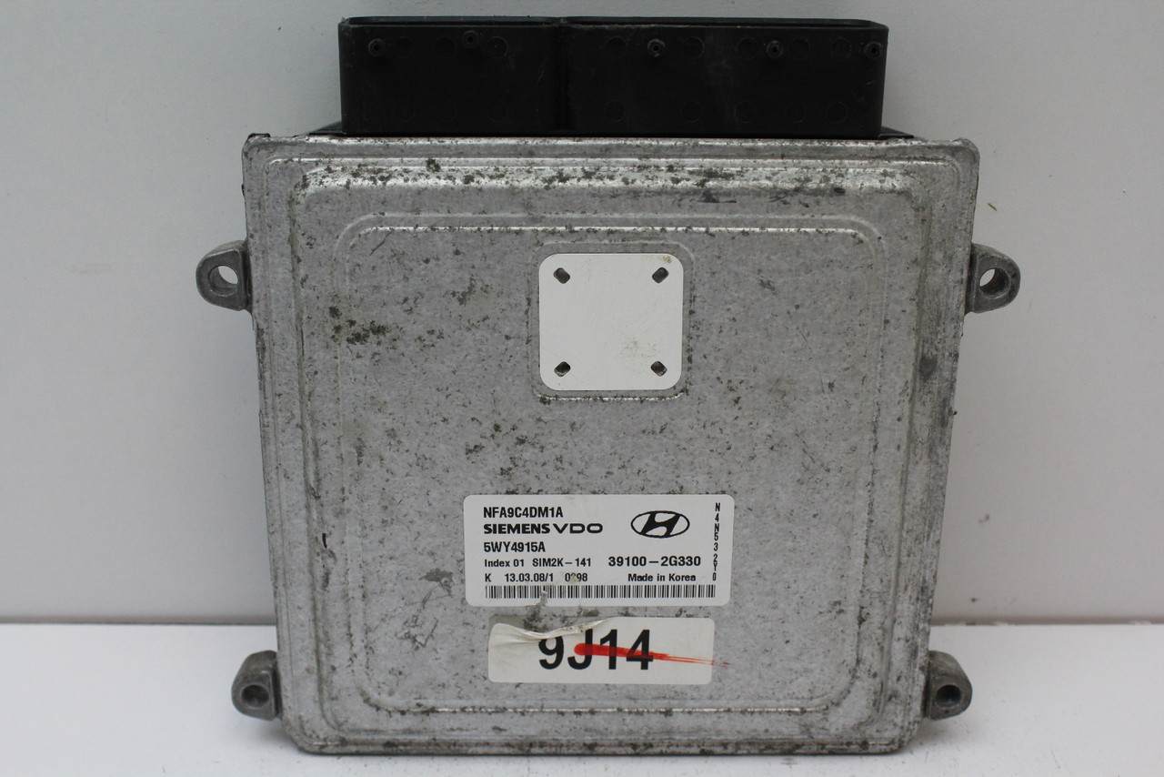 09 10 Hyundai Sonata 39100-2G330 Computer Engine Control ECU ECM EBX Module