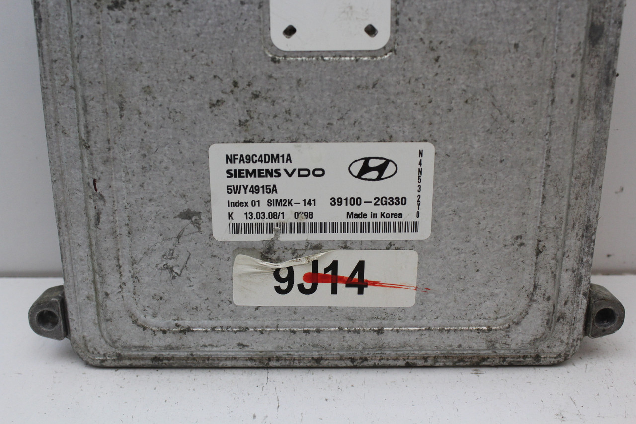 09 10 Hyundai Sonata 39100-2G330 Computer Engine Control ECU ECM EBX Module