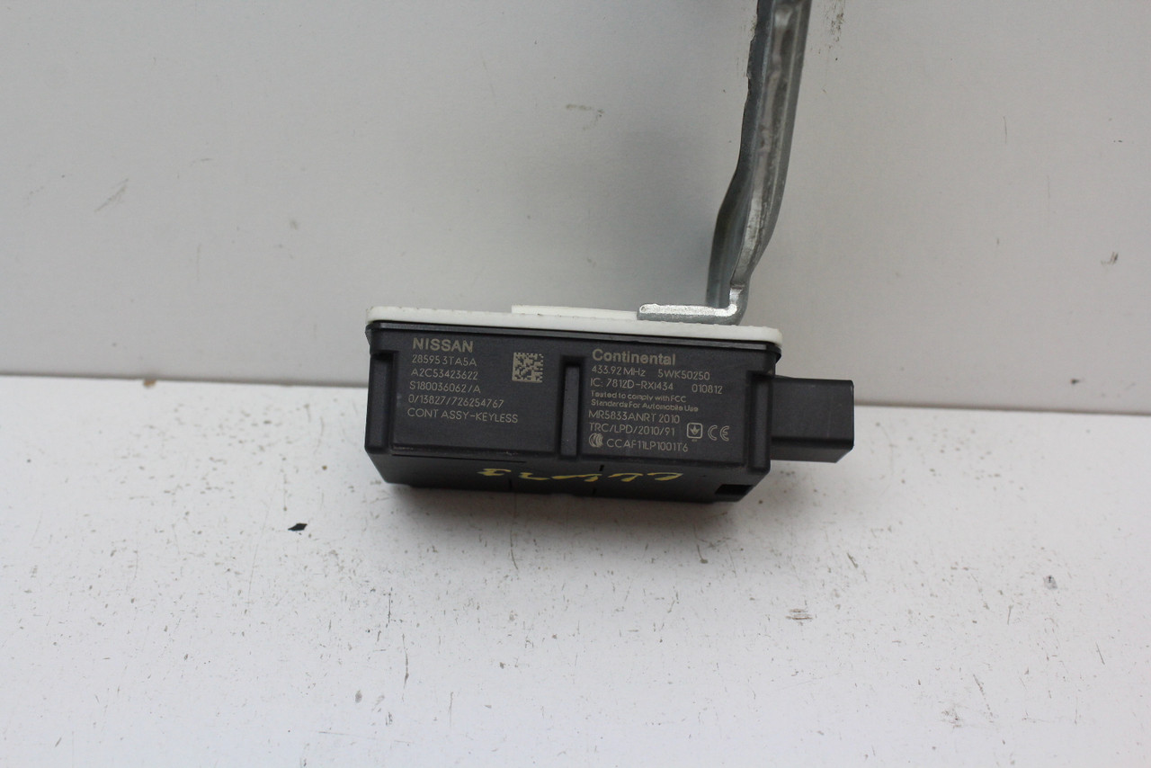 13 14 Nissan Altima 285953TA5A Theft Locking Keyless Control Unit Module