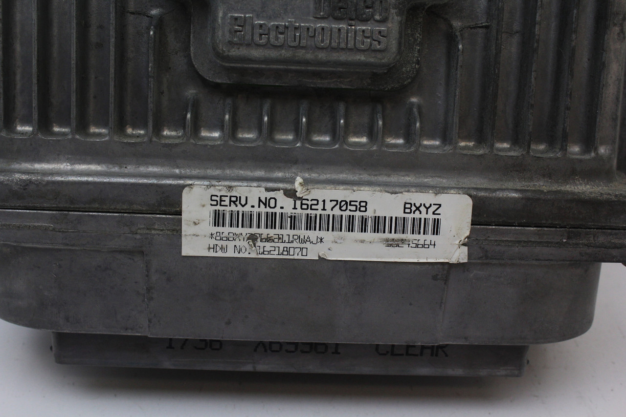 1997 97 Pontiac Grand Prix 16217058 Computer Engine Control ECU ECM EBX Module