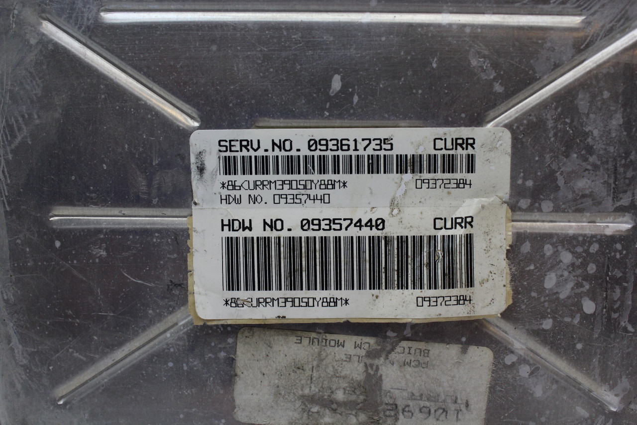 1997 97 Pontiac Grand Prix 09361735 Computer Engine Control ECU ECM EBX Module