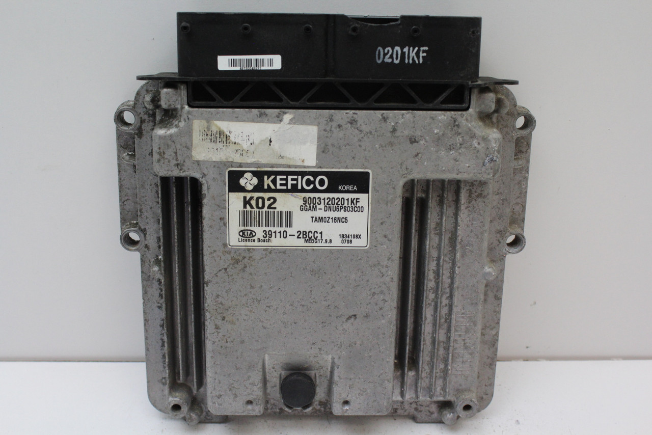 2013 13 Kia Soul 39110-2BCC1 Computer Brain Engine Control ECU ECM EBX Module