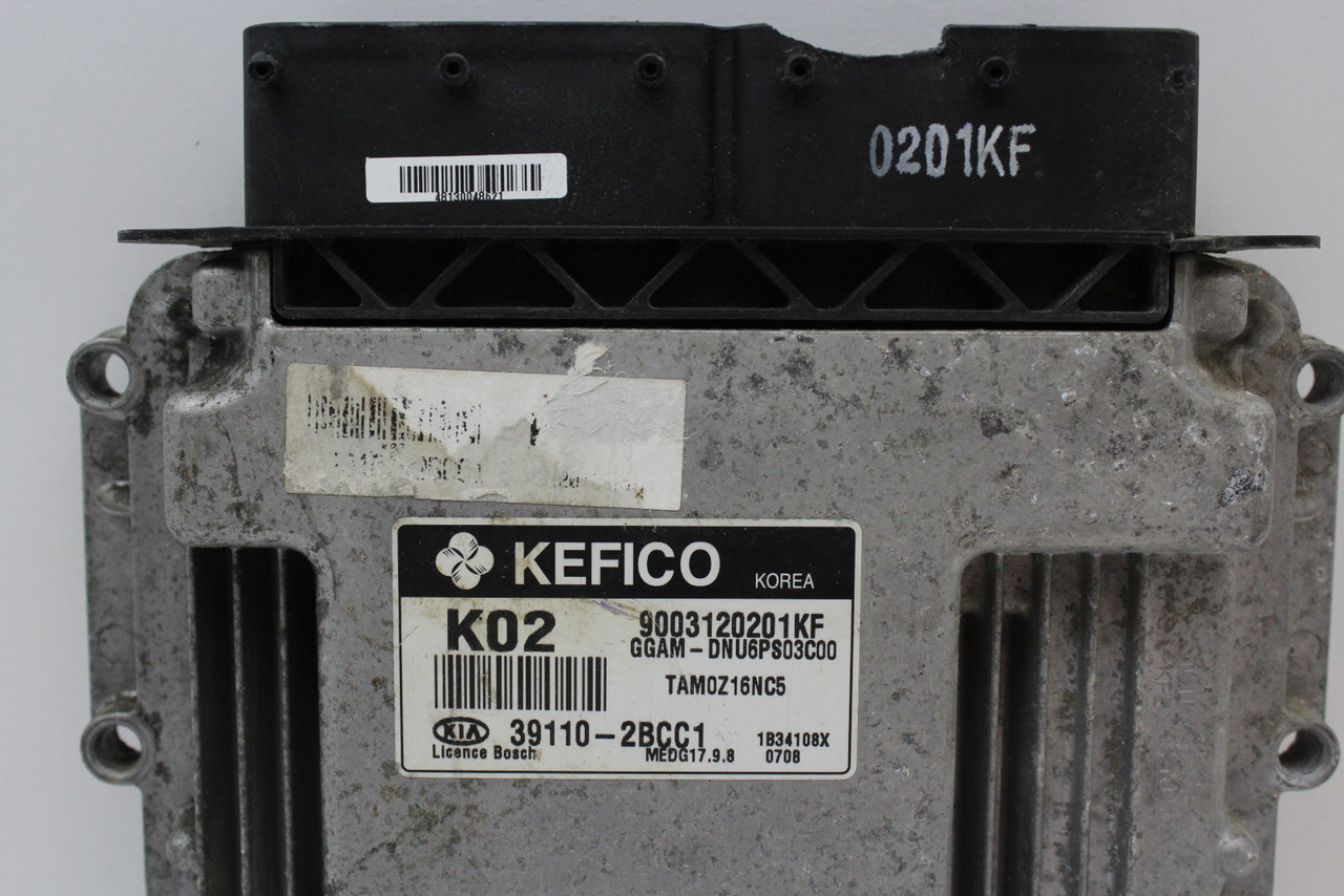 2013 13 Kia Soul 39110-2BCC1 Computer Brain Engine Control ECU ECM EBX Module