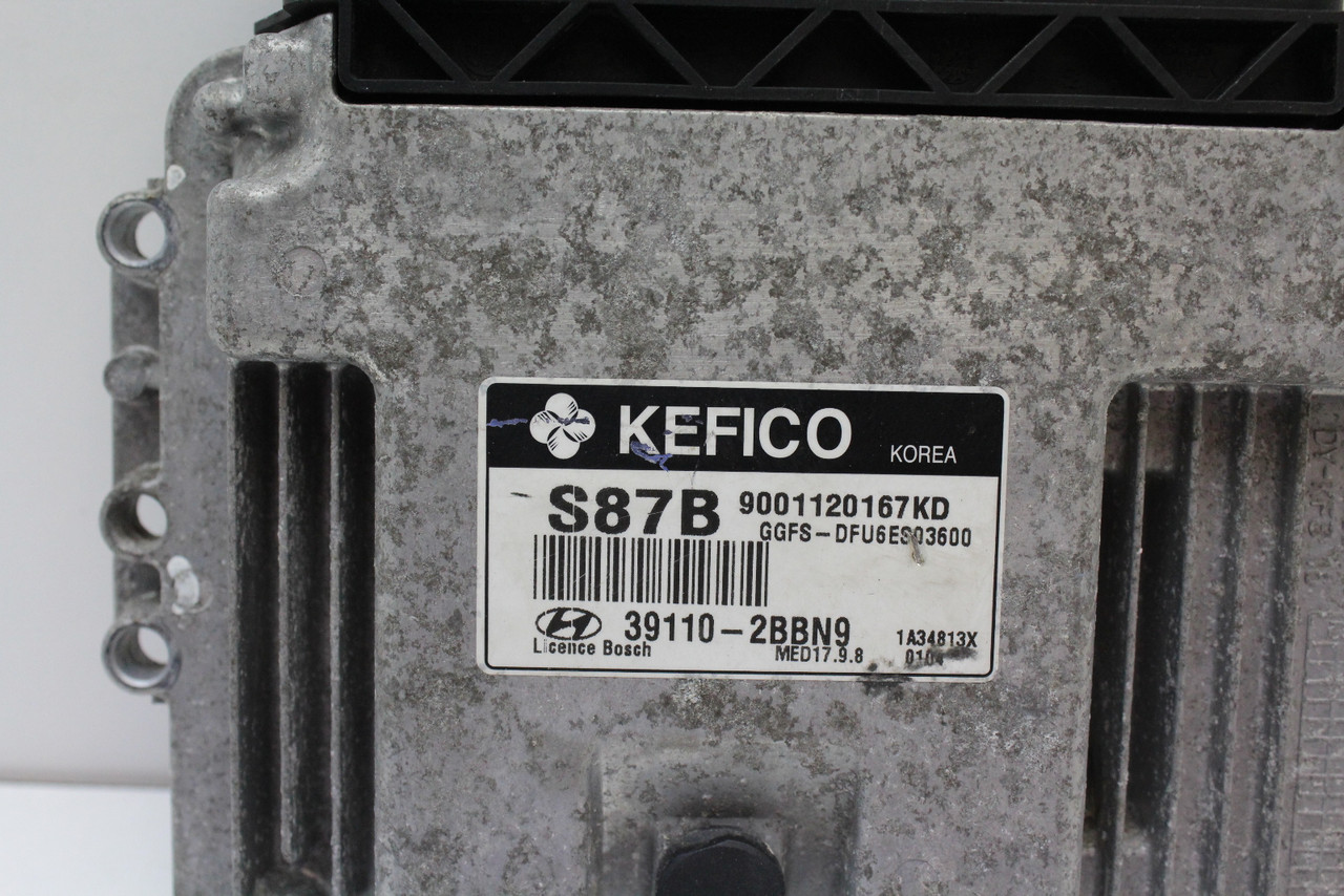 13 14 Hyundai Veloster 39110-2BBN9 Computer Engine Control ECU ECM EBX Module 13 14 Hyundai Veloster 39110-2BBN9 Computer Engine Control ECU ECM EBX Module