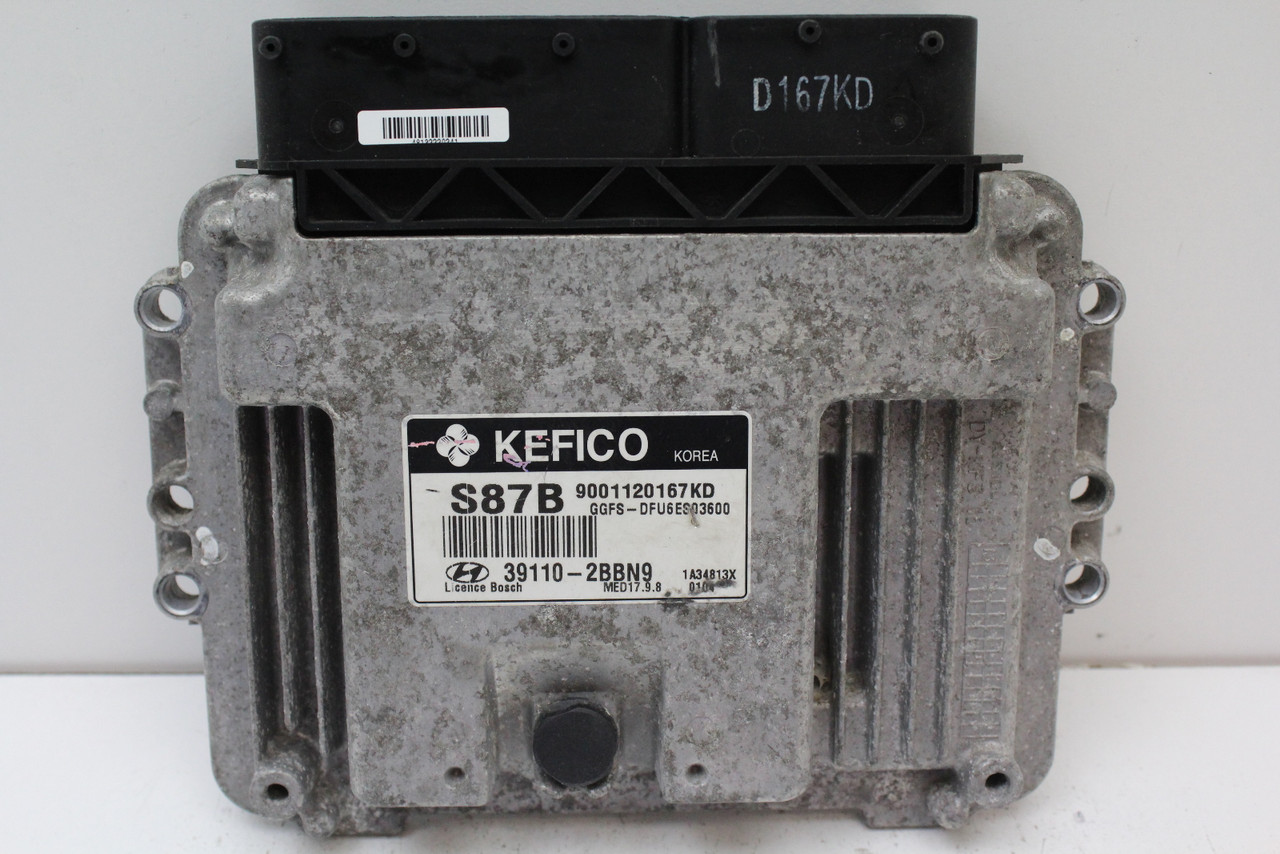 13 14 Hyundai Veloster 39110-2BBN9 Computer Engine Control ECU ECM EBX Module 13 14 Hyundai Veloster 39110-2BBN9 Computer Engine Control ECU ECM EBX Module