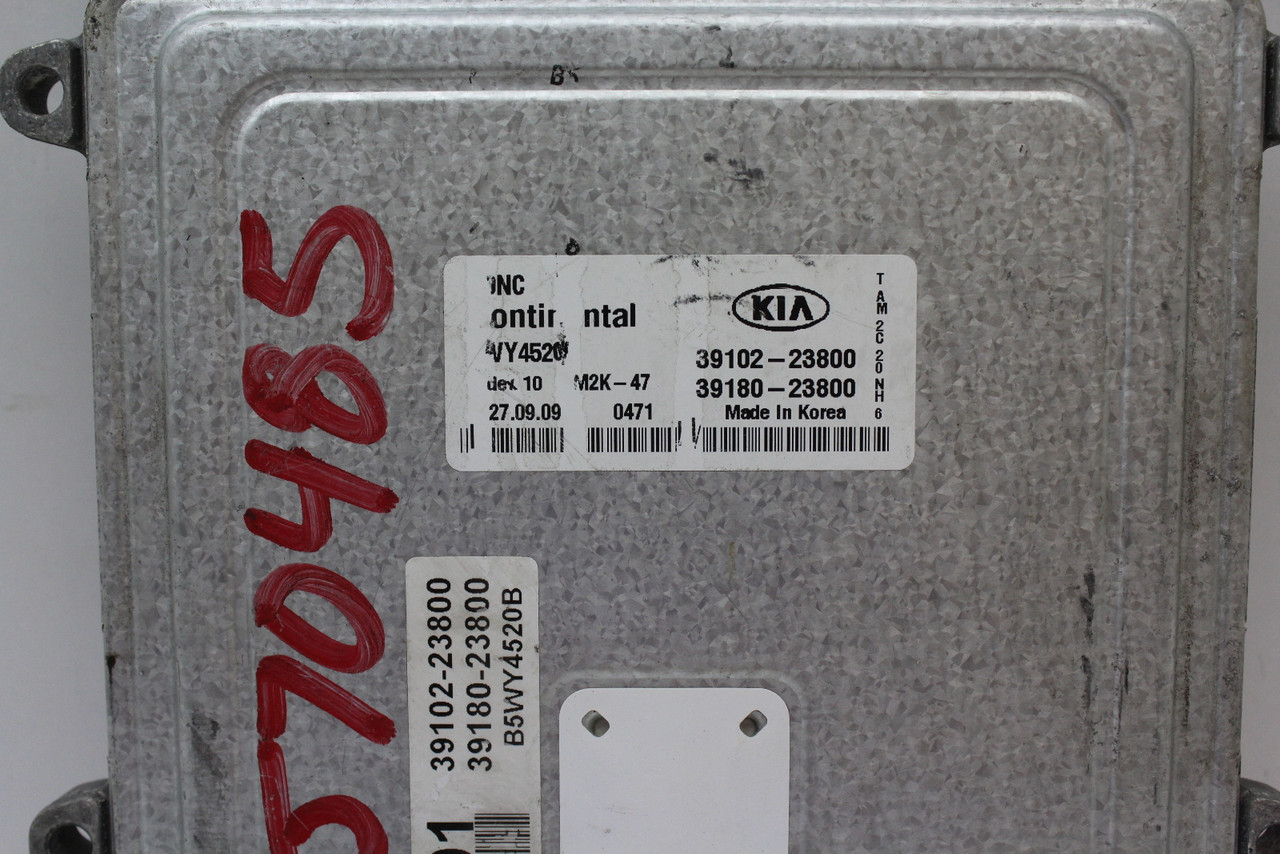 2010 10 Kia Soul 2.0L 39180-23800 Computer Brain Engine Control ECU ECM Module