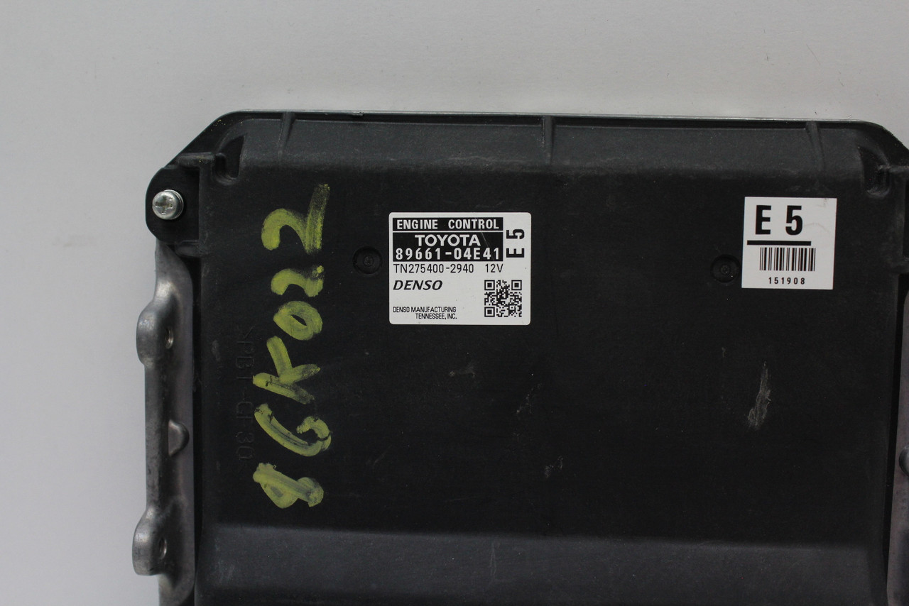 10 11 Toyota Tacoma 89661-04E41 Computer Brain Engine Control ECU ECM EBX Module