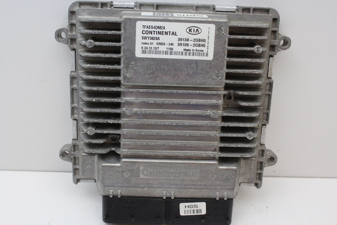 14 15 Kia Optima 2.4L 39108-2GBH5 Computer Engine Control ECU ECM EBX Module