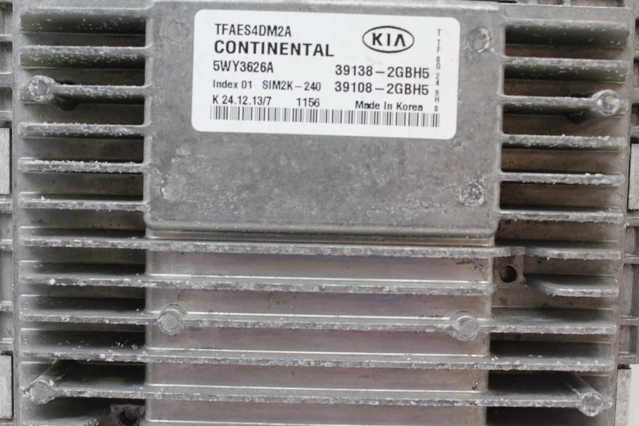 14 15 Kia Optima 2.4L 39108-2GBH5 Computer Engine Control ECU ECM EBX Module