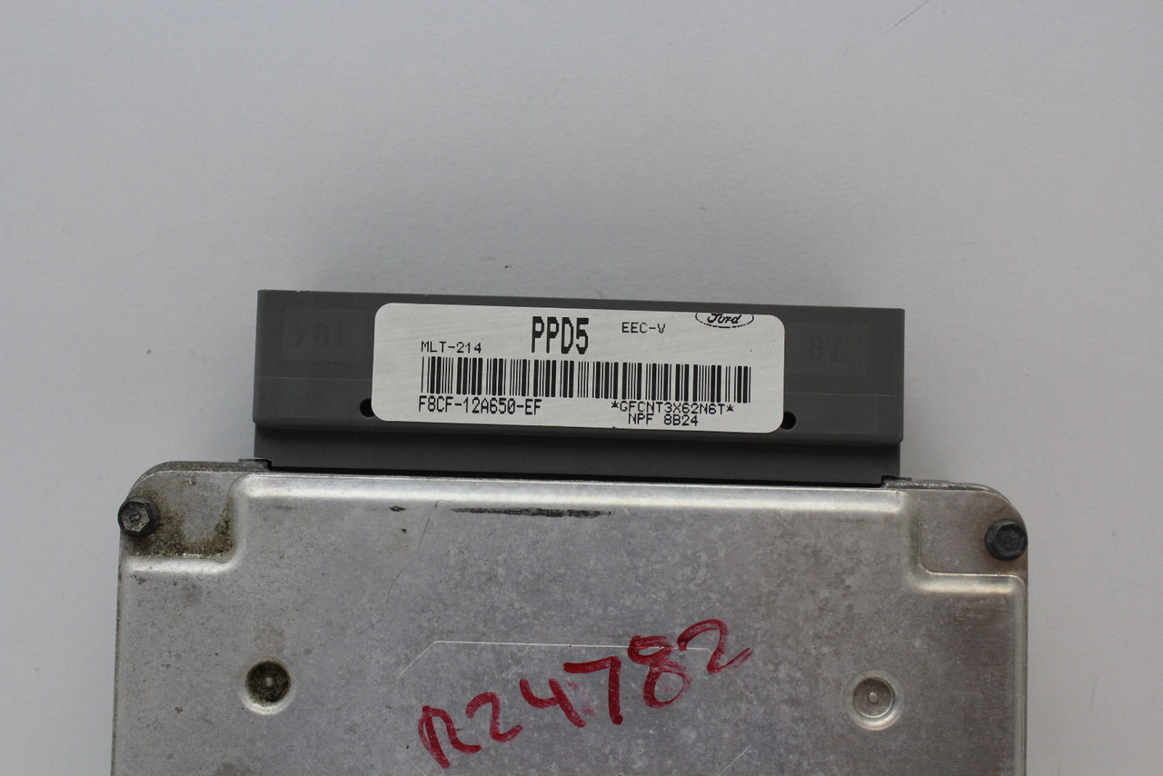 98 1998 Ford Escort F8CF-12A650-EF Computer Engine Control ECU ECM EBX Module