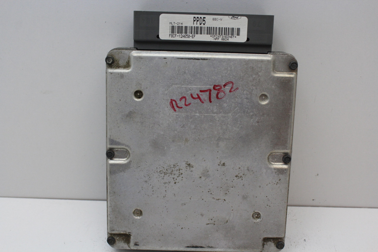 98 1998 Ford Escort F8CF-12A650-EF Computer Engine Control ECU ECM EBX Module