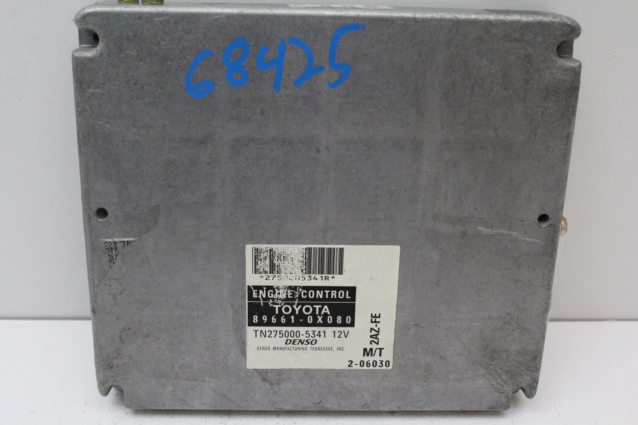 02 03 Toyota Solara 89661-0X080 Computer Brain Engine Control ECU
