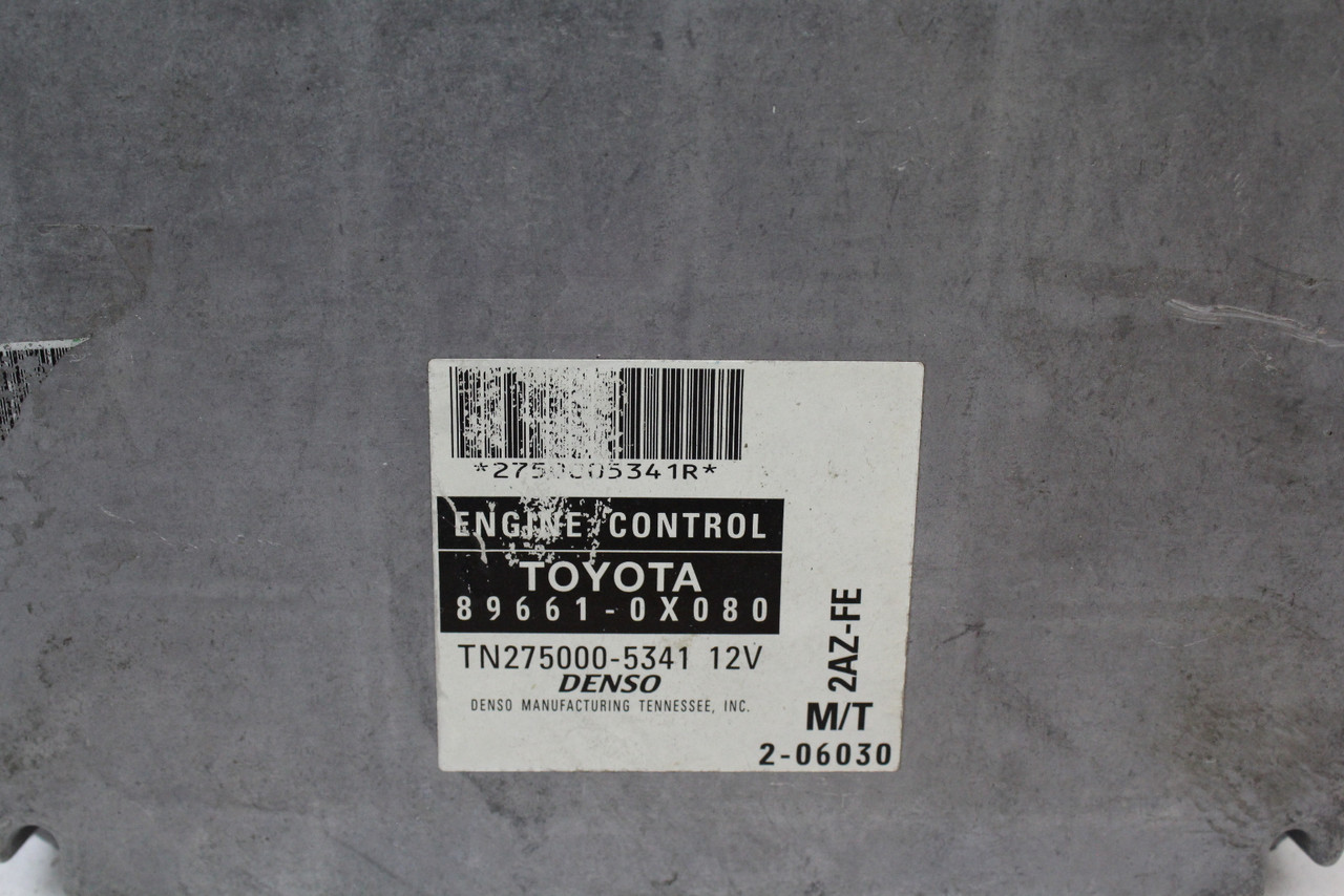 02 03 Toyota Solara 89661-0X080 Computer Brain Engine
