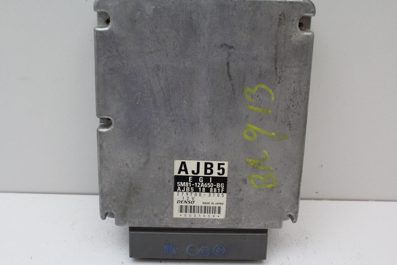 2005 05 Mazda 6 5M81-12A650-BG Computer Brain Engine Control ECU ECM EBX Module