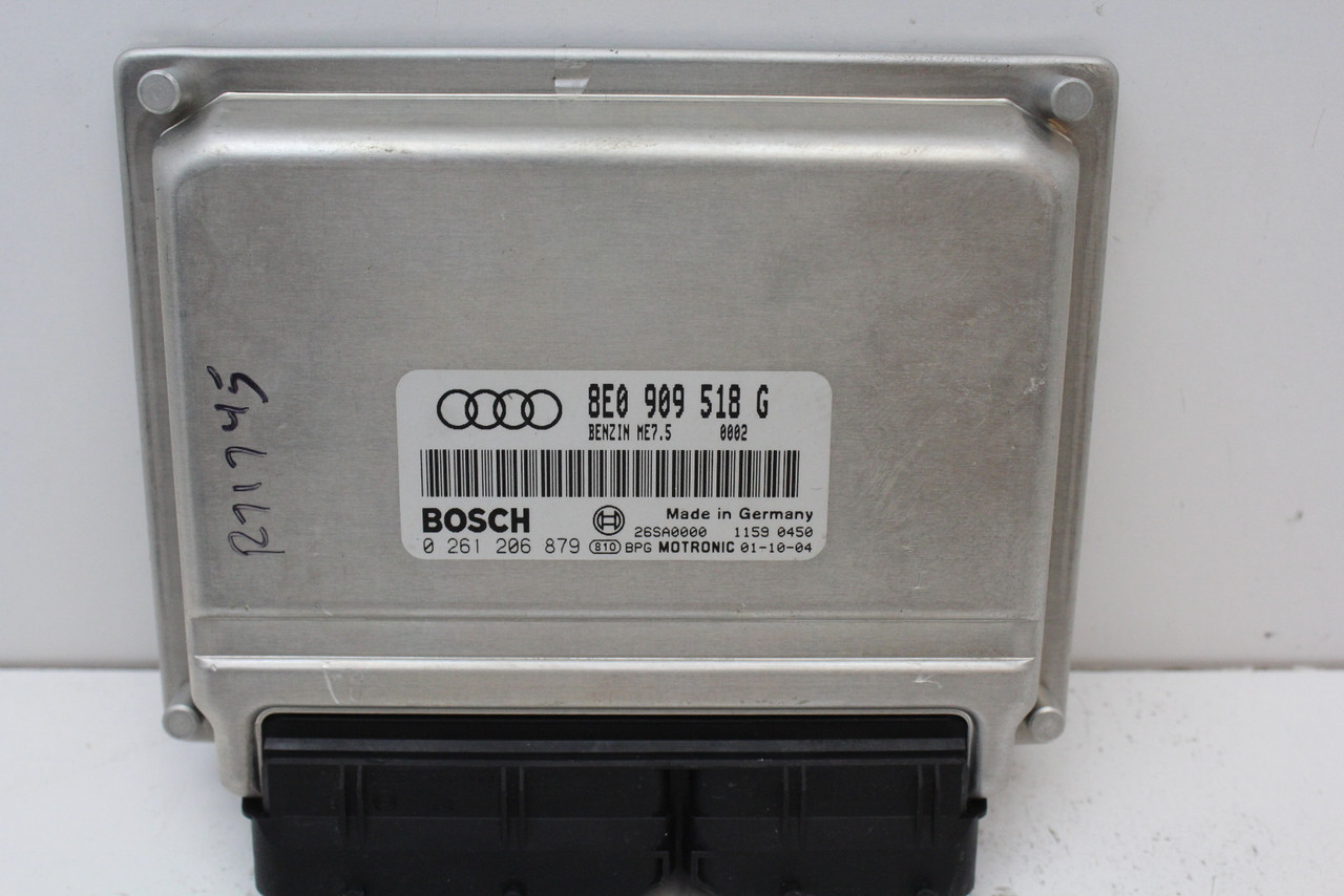 2002 02 Audi A4 1.8L 8E0 909 518 G Computer Brain Engine Control ECU ECM Module