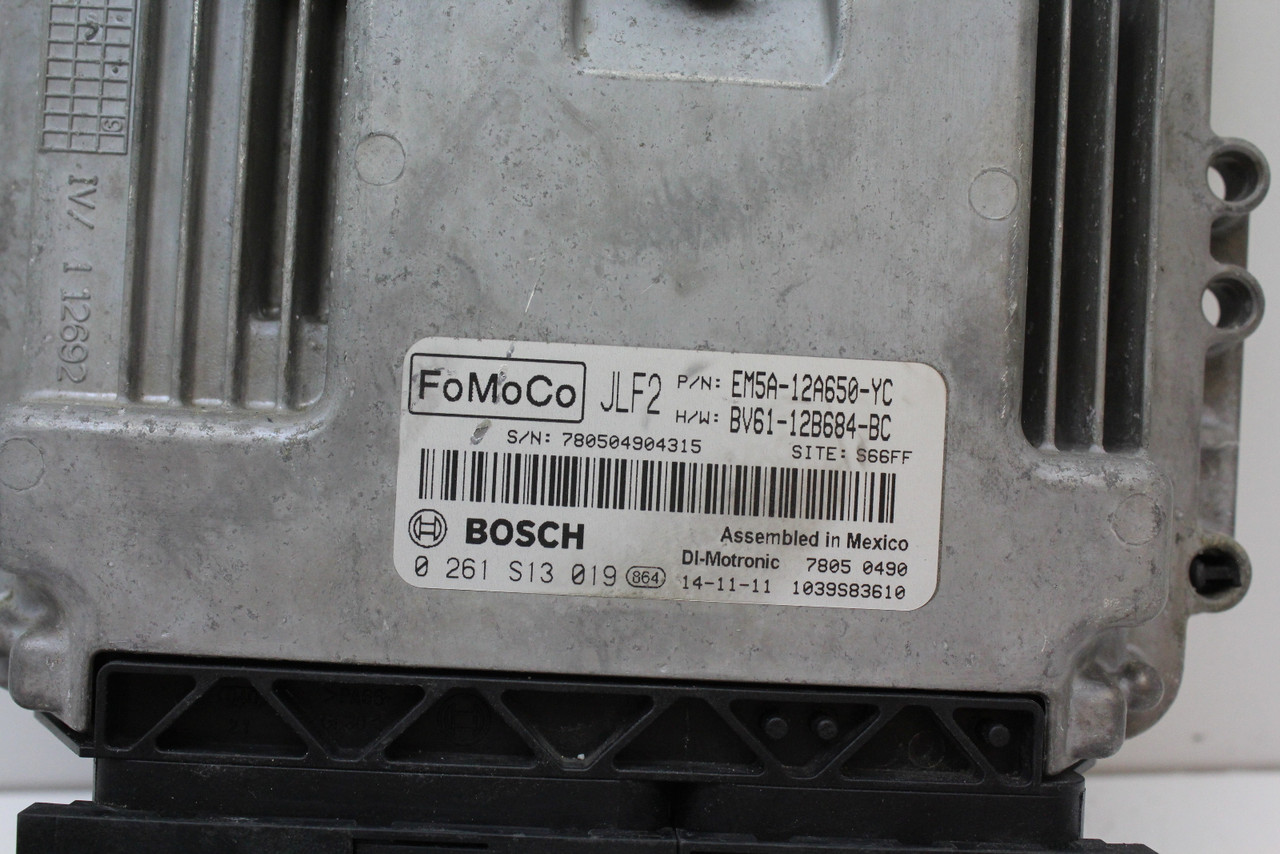14 2014 Ford Focus EM5A-12A650-YC Computer Engine Control ECU ECM EBX Module