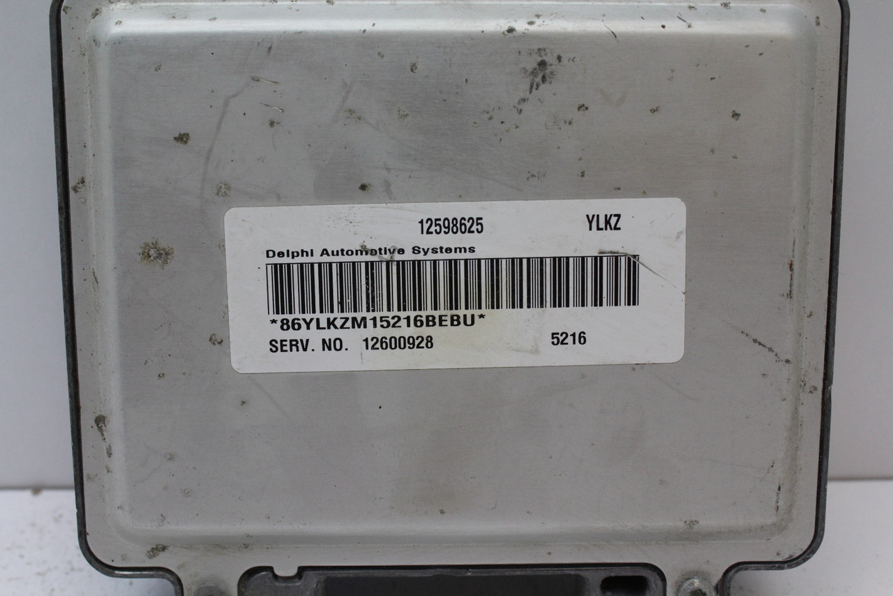 05 06 Saturn Relay 12600928 Computer Brain Engine Control ECU ECM EBX Module