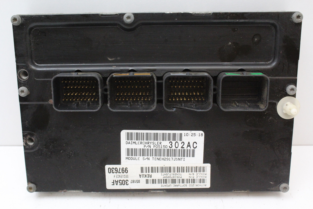 2008 08 Jeep Grand Cherokee P05187305AF Computer Engine Control ECU ECM Module