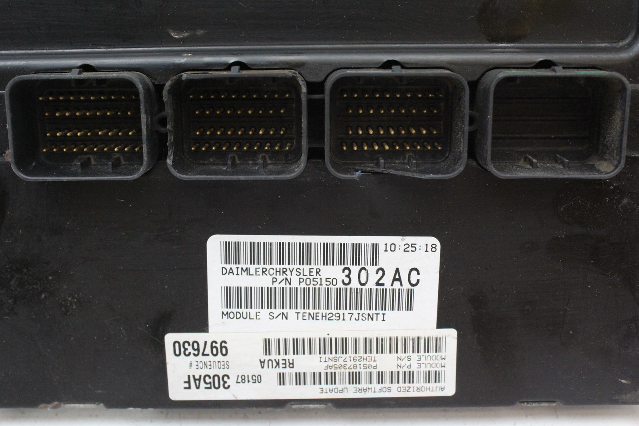 2008 08 Jeep Grand Cherokee P05187305AF Computer Engine Control ECU ECM Module