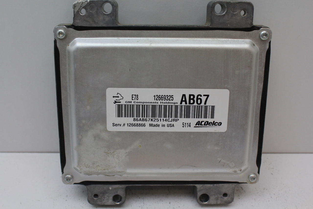13-16 Chevrolet Encore 12668866 Computer Brain Engine Control ECU ECM EBX Module