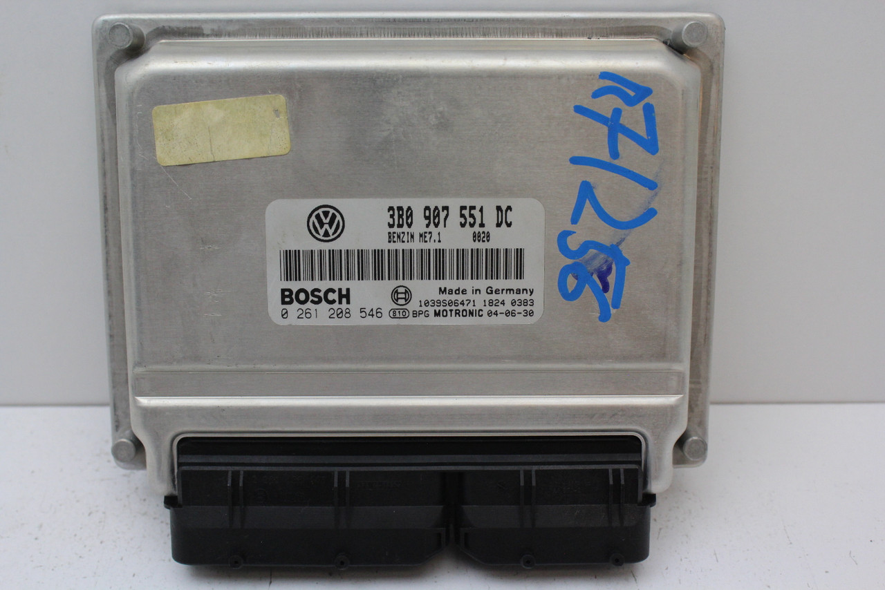2005 05 Volkswagen Passat 3B0 907 551 DC Computer Engine Control ECU ECM Module 2005 05 Volkswagen Passat 3B0 907 551 DC Computer Engine Control ECU ECM Module
