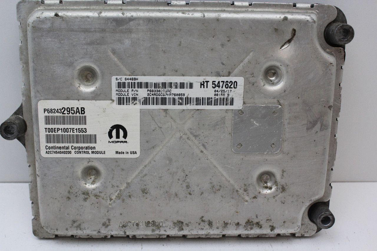 16-18 Dodge Caravan P68243295AB Computer Engine Control ECU ECM EBX Module