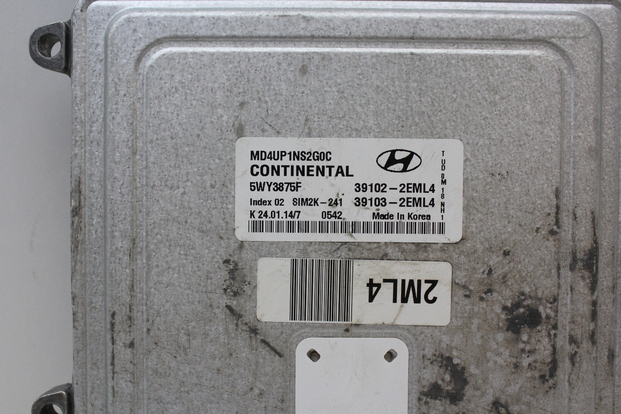 14 15 16 Hyundai Elantra 1.8L 39103-2EML4 Computer Engine Control ECU ECM Module