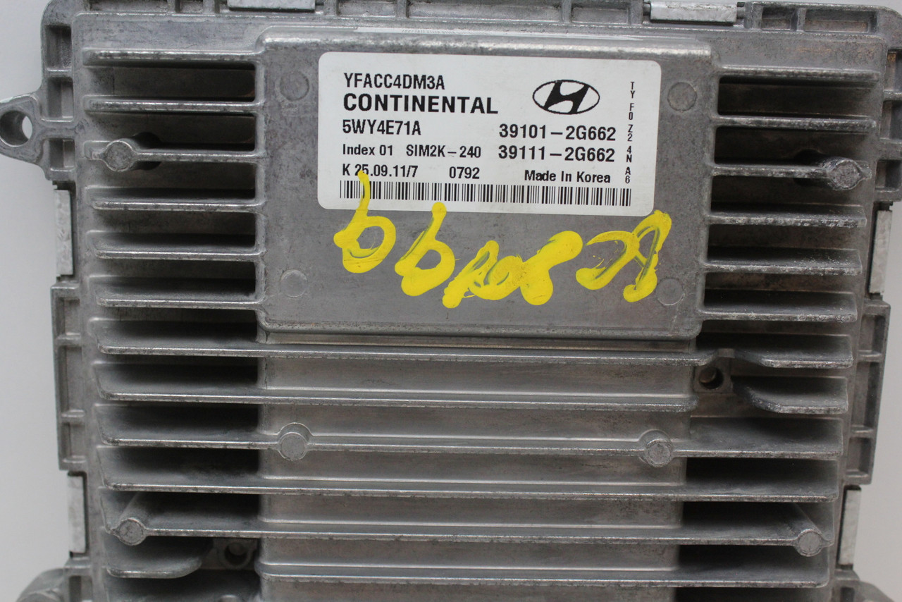 11-14 Hyundai Sonata 39111-2G662 Computer Engine Control ECU ECM EBX Module
