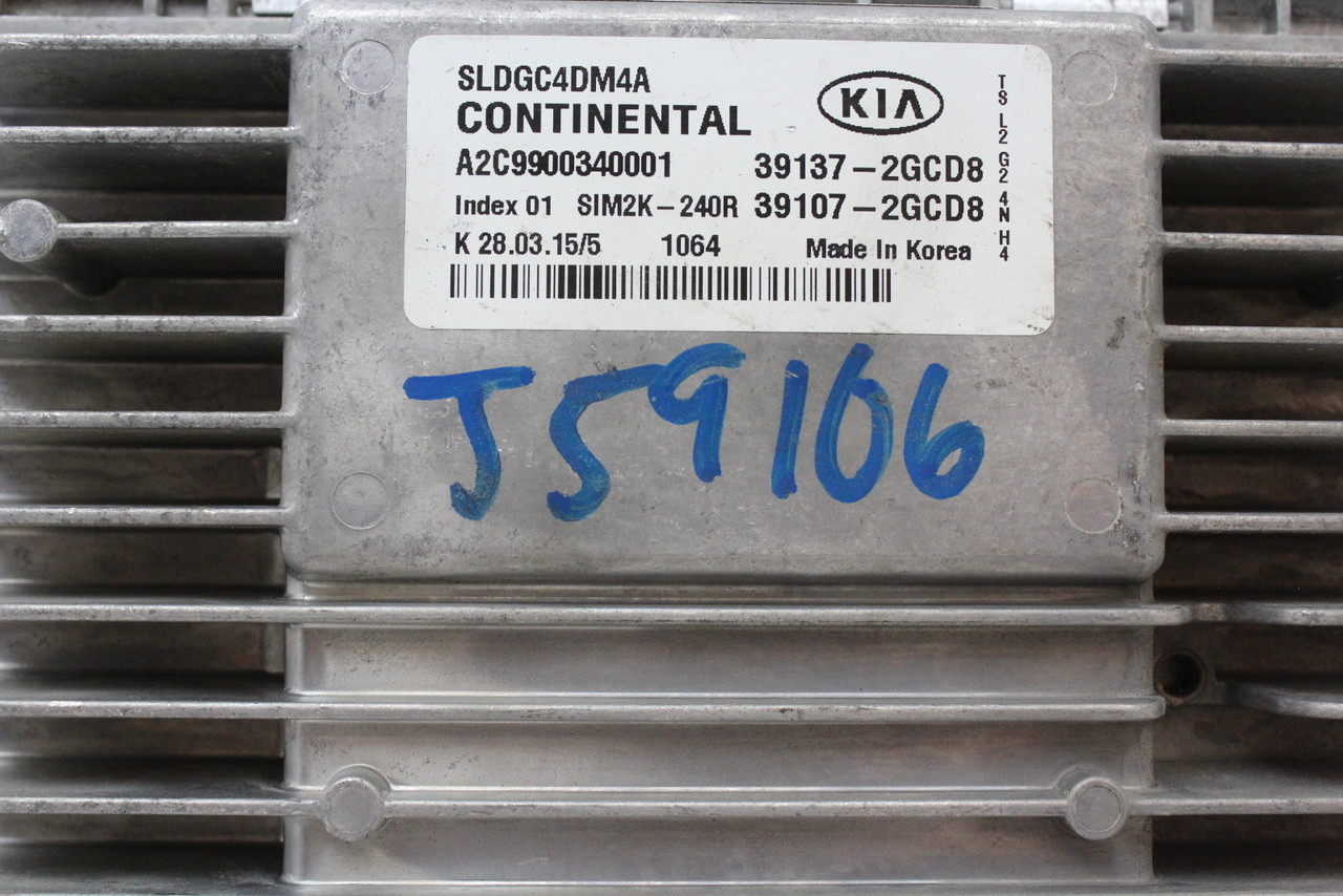 14 15 16 Kia Sportage 2.4L 39107-2GCD8 Computer Engine Control ECU ECM Module