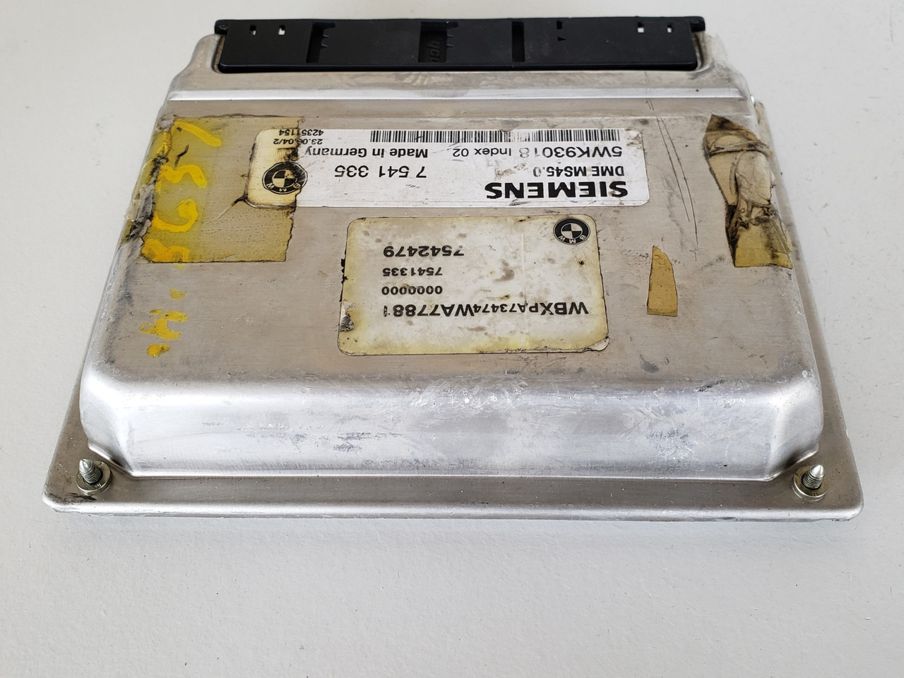 2004-2005 Bmw X3 12147541335 Computer Brain Engine Control ECU ECM EBX Module