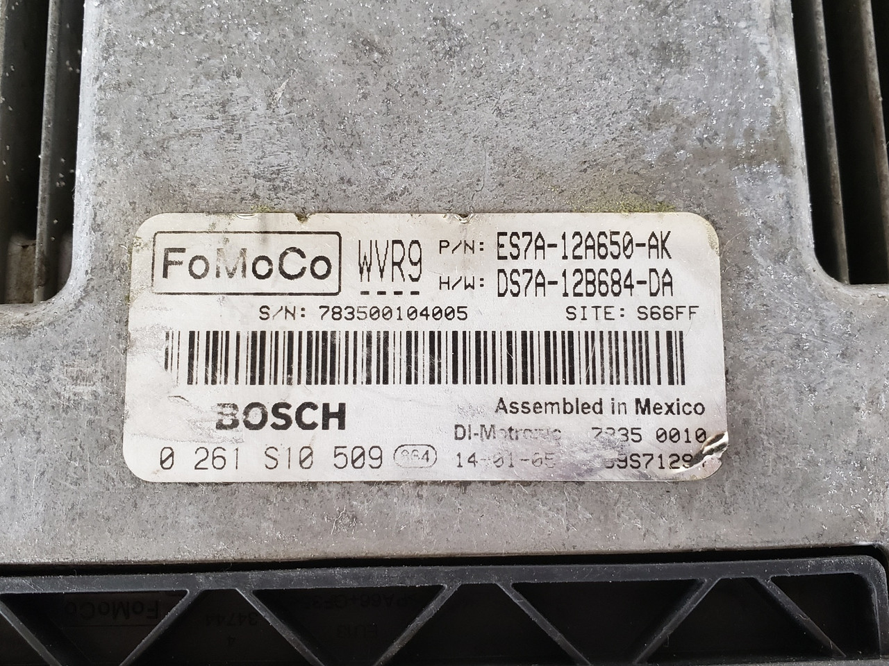 2014-2016 Fusion ES7A-12A650-AK Computer Brain Engine Control ECU ECM EBX Module