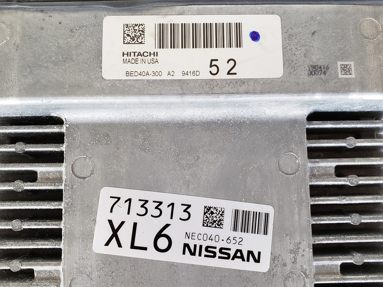2018-2019 Pathfinder NEC040-652 Computer Brain Engine Control ECU ECM EBX Module
